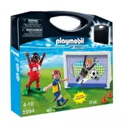 Playmobil 5994 Soccer Carrying Case Football Figures Players Net NEW SEALED