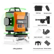 16 Lines 4D Laser Level SelfLeveling 360 Horizontal and Vertical Green Beam New