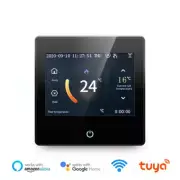 WiFi Smart Thermostat with Celsius/Fahrenheit LED Touch Screen Work with Alexa