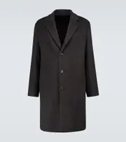 [Loro Piana] Loro Piana Findon wool-blend coat AU 87 black