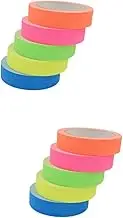 Operitacx Sets Fluorescent Neon Gaffer Tape Tape Masking for Blacklight Glow for Stage Party Decorations Pcs