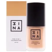 3INA The 3-In-1 Foundation SPF 15 - 211 Tan with A Rich Peach Undertone For Women 1.01 oz Foundation