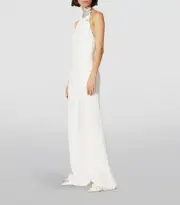 Valentino White Bridal Embroidered JUMPSUIT With Tags- RRP$11,500 AUD