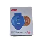 DASH Dreidel Blue Mini Waffle Chaffle Maker Easy Clean Mini 4" Nonstick 350 NEW