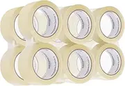 Amazon Basics Packaging Tape, 4.8 cm x 66 meters, 1.8mm Thickness (12-Roll), Clear
