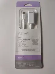 NEW Ativa Mini Displayport To HDMI Pigtail Adapter Video NEW Sealed