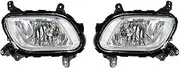 For Hyundai I800 H1 For IMax G For Starex 2015 2016 Car Front Halogen Fog Light Lamp Driving Lamp Fog Light Assembly Car Accessories(Left and Right)
