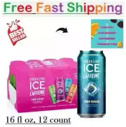 Sparkling Ice Caffeine Variety Pack, Flavored Sparkling Water, 16 fl oz, 12 ct.