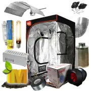 250-600 HPS MH Magnetic Grow Light Kit Bat Wing Reflector 1x1x2m Tent Hydroponic