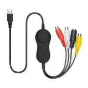 USB 2.0 Video Capture Card,VHS,V8,Hi8,8MM,Old Videotape,Camcorder Record To PC