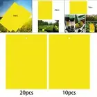 Sticky Gnat Traps, Yellow 20x15cm Double-Sided Sticky Traps, for Whiteflies