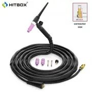 HITBOX WP17V TIG Welding Torch,TIG Welder Gun Lift TIG 10-25mm Torch SR-17V 4M