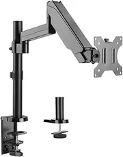 Brateck Full Extension Gas Spring Single Arm for 17 to 32-Inch Monitors