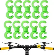 Cable Clamp - Cable Clips | B?Cycle Brake Cable Clips | 10pcs B?ke Brake Cable Clamps | Cable Management for City B?ke Mountain B?ke | B?ke Fixed Gear BIK for Shifter Cable, Brake Cable