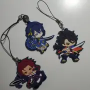 Touken Ranbu Online Lot - Rubber Strap Keychain YoshiyukiTonbokiriMikazuki