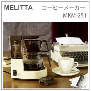【現貨 限量復刻版】日本直送 Melitta aromaboy 1979年 復古 美式 咖啡機 2人份 MKM-251