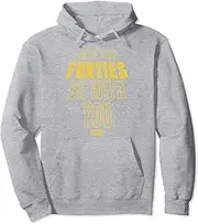 [STAR WARS] May The Forties Be With You Text Scroll Pullover Hoodie