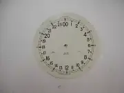 Fulton German Ships bell Clock Dial Salem Schatz Hermle 24 Hour Dial Off White