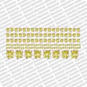 GOLD GRIFFON RAMPANT WATERSLIDE DECAL TRANSFER FITS W/ WARHAMMER OLD WORLD