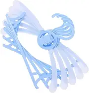 Luxshiny Hanger Clothes Hangers Coat Hangers Hangers Pet Clothing Hangers Space Saving Hangers Pet Clothes Hanger Nursery Organizers Sky-Blue Plastic