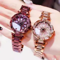 在飛比找樂天市場購物網優惠-女裝手錶 新款時來運轉手表女學生韓版簡約抖音同款網紅時尚潮流