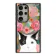 Galaxy S24 Ultra 強悍防摔手機殼 Tuxedo Cat black and white fluffy kitten cute cat cell phone transparent florals iphone6 gift for cat lady