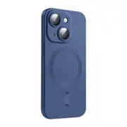 For Iphone 15 Magsafe Matte Tpu Phone Case With Lens Film
