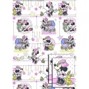 Disney Minnie Mouse Gift Wrap Sheets (Pack of 2) White/Pink/Yellow One Size