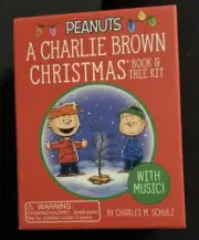 Peanuts Mini Charlie Brown Christmas Book and Tree Kit (Tiny) NEW Sound Tiny