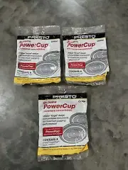 3 packs of Presto PowerCup Microwave Popcorn Concentrator 09964 (8 each package)