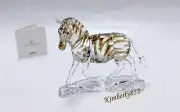 Swarovski Zebra with Base Horse Light & Clear Crystal Authentic NEW 1050853