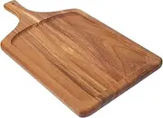 HOLIDYOYO Rectangular Serving Plate Pizza Board Steak Plate Wooden Restaurant Dessert Board