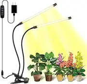 bseah Grow Light Plant Lights for Indoor Plants, Full Spectrum Plant Grow Lights, 9 Dimmable Levels Auto ON & Off with 3/9/12H Timer