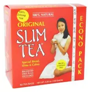 Hobe Labs Original Slim Tea - 60 Tea Bags Pack of 2