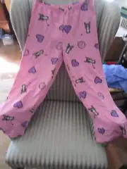 NWT! LIFE IS GOOD GIRLS FLANNEL LOUNGE PANT "HORSE W/ HAY".SO SOFT & COMFY (M)