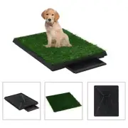 NNEVL Pet Toilet with Tray and Artificial Turf Green 63x50x7 cm WC