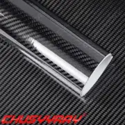 Car Carbon Fiber Black DIY Vinyl Wrap Sheet Roll Decoration Sticker Universal US (for: Daihatsu)