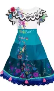 Encanto Disney Costume Dress Mirabel Butterfly 5 /6 Girls Dress