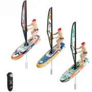 2.4Ghz Remote Control Boat W/Colorful LED Light RC Kayak Boat RC Boat for Kids