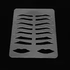 Brow Lips Template Reusable Bendable Eyebrow Lip Eyebrow Grooming Stencils F ZZ1