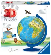 Children's World Globe 3D Jigsaw Puzzle, 180 Piece