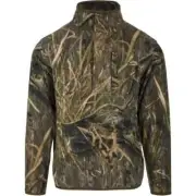 MEN'S DRAKE MST Camo Camp Fleece 1/4 Placket Pullover DW1180-022