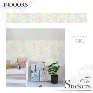 【iINDOORS】幾何花磚貼 磁磚貼 - GK款二入