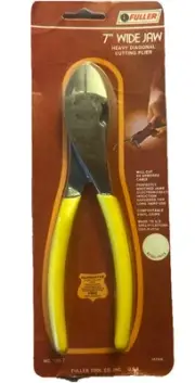New Vintage 7 Inch Wide Jaw Heavy Diagonal Cutting Plier