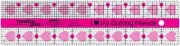 Creative Grids I Love My Quilt Friends Quilt Ruler 2-1/2in x 10in CGRQF