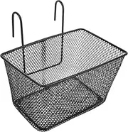 Parliky Professional Riding Bike Basket Multi-Function Vegetable Basket Sturdy Iron Bike Front Container Cycling Storage