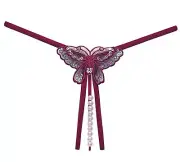 Women Sexy Open Crotch Foreplay Butterfly G-string thong Underwear Undie Panties