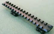CZ550 Medium action Extended PICATINNY Rail, STEEL MATT BLUE finish.