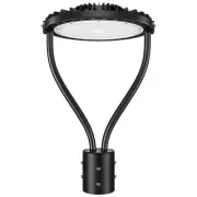100W LED Post Top Light, 15000Lm 5000K LED Circular Area Parking Lot Light, O...