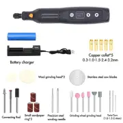 Mini Grinder Rotary Tool Polishing Drill Kit Variable Speed w/ 24pcs Accessories